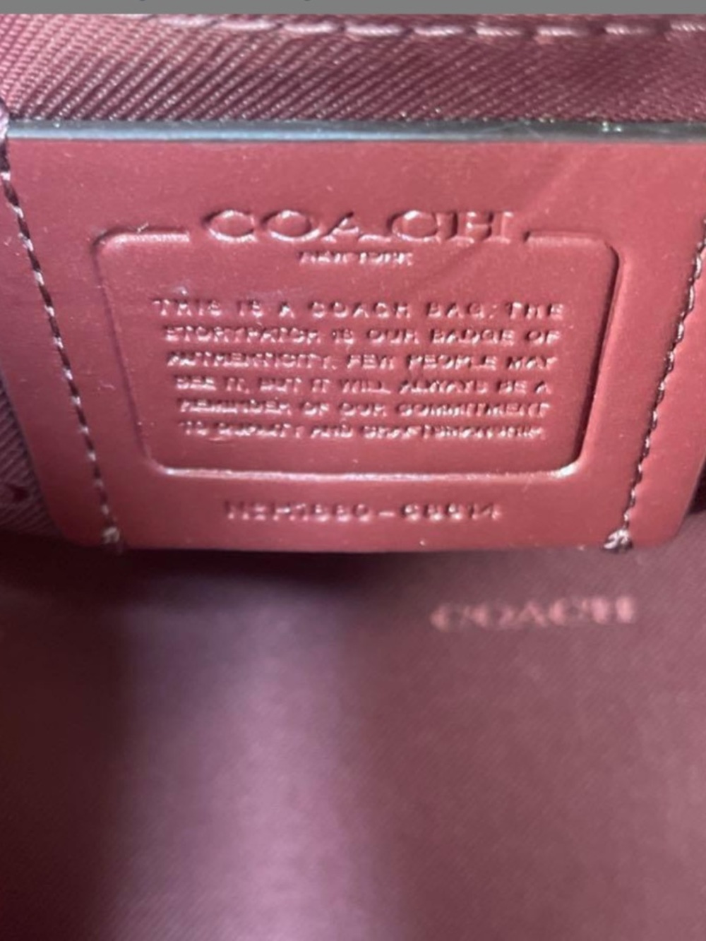 Coach Dreamer 27 With Colorblock Deco Quilting And Rivets EUC - Picture 16 of 16